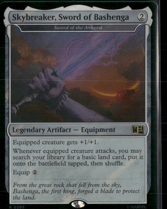 Skybreaker Sword of Bashenga Sword of the Animist (Surge Foil) - Commander (MSC)