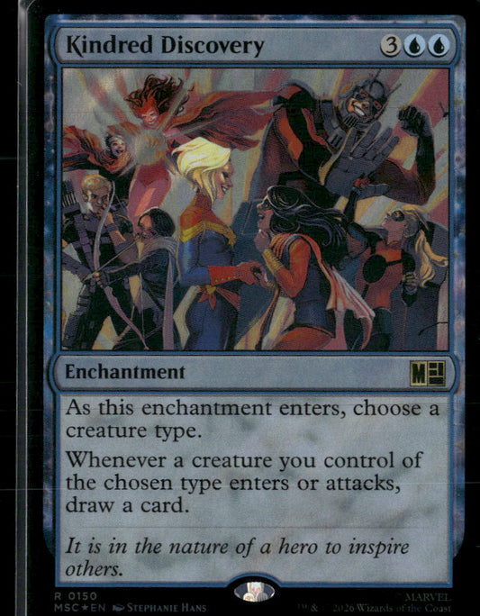 Commander: Marvel Super Heroes Kindred Discovery (Surge Foil) #150