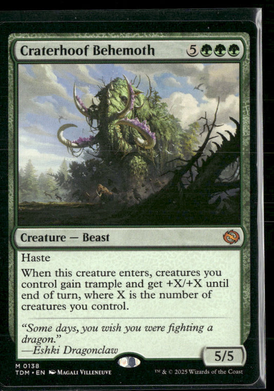 Tarkir: Dragonstorm Craterhoof Behemoth #138