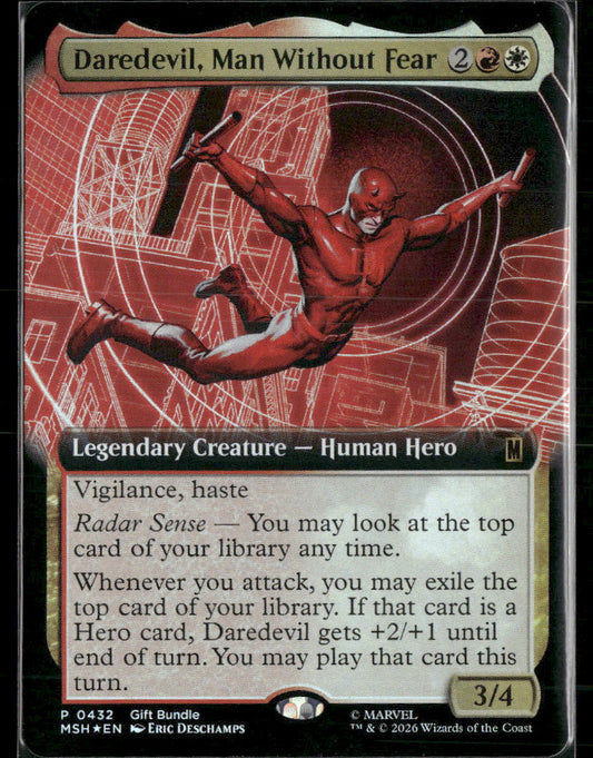 Unique and Miscellaneous Promos Daredevil, Man Without Fear (Extended Art) #432