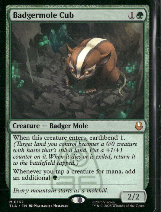 Avatar: The Last Airbender Badgermole Cub #167