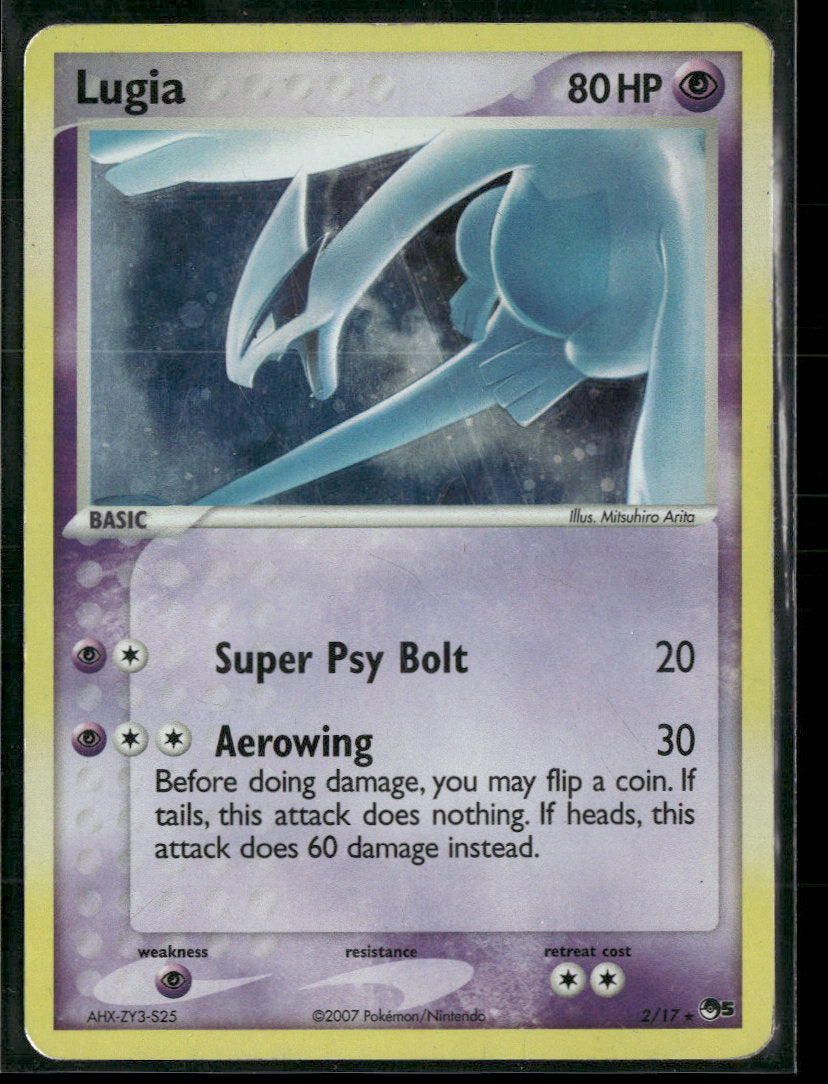 POP Series 5 Lugia #002/017 DAMAGED