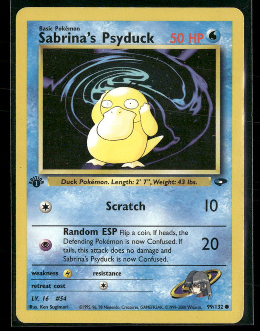 Gym Challenge Sabrina's Psyduck #099/132