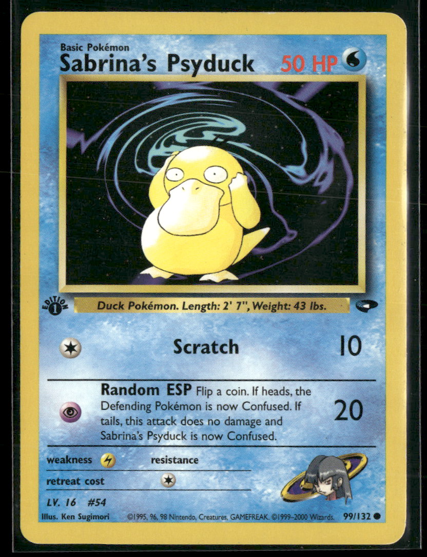 Gym Challenge Sabrina's Psyduck #099/132
