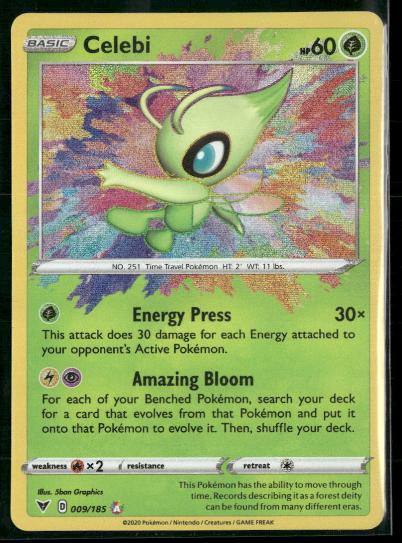 SWSH04: Vivid Voltage Celebi #009/185 – Orb Sports Cards & Collectibles