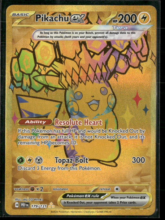 SV: Prismatic Evolutions Pikachu ex #179/131