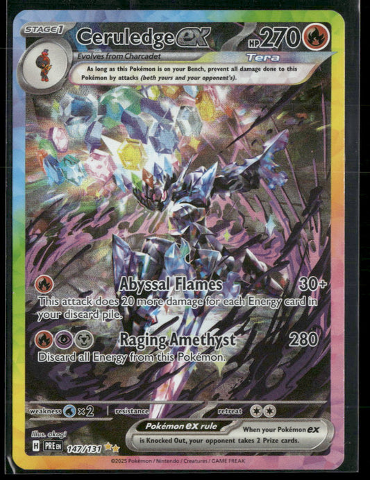 SV: Prismatic Evolutions Ceruledge ex #147/131