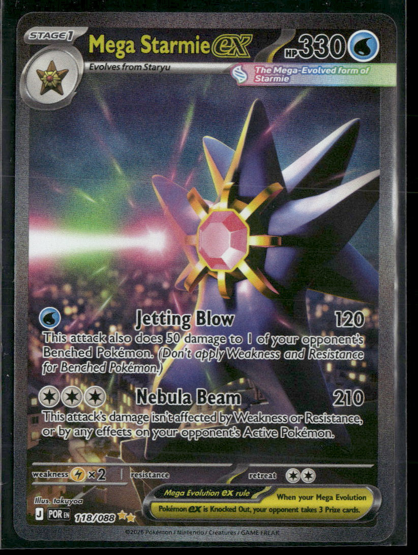 ME03: Perfect Order Mega Starmie ex #118/088