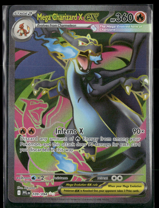 ME02: Phantasmal Flames Mega Charizard X ex #109/094
