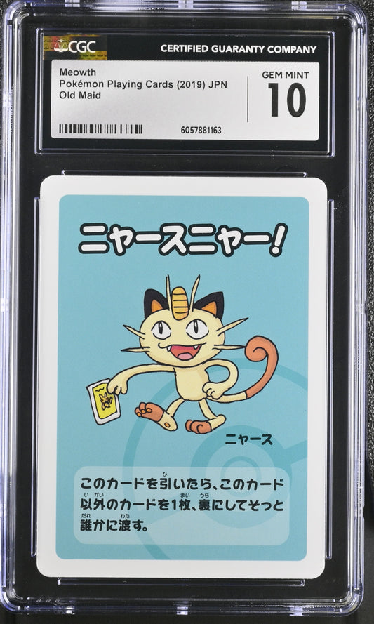 2019 Old Maid Meowth 10 CGC #