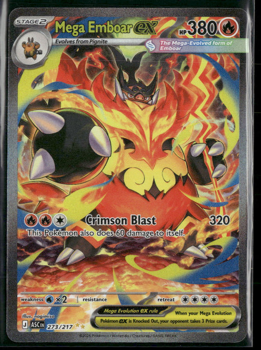 ME: Ascended Heroes Mega Emboar ex #273/217