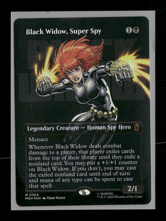 Marvel Super Heroes Black Widow, Super Spy (Borderless) (0364) #364