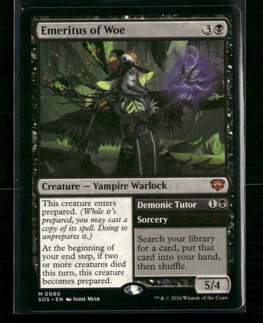 Secrets of Strixhaven Emeritus of Woe #80
