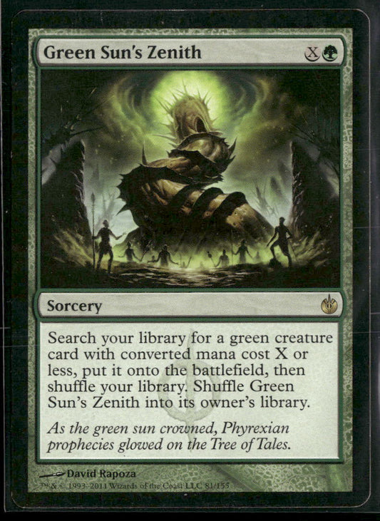 Mirrodin Besieged Green Sun's Zenith #81