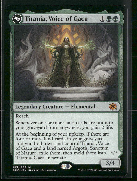 The Brothers' War Titania, Voice of Gaea #193
