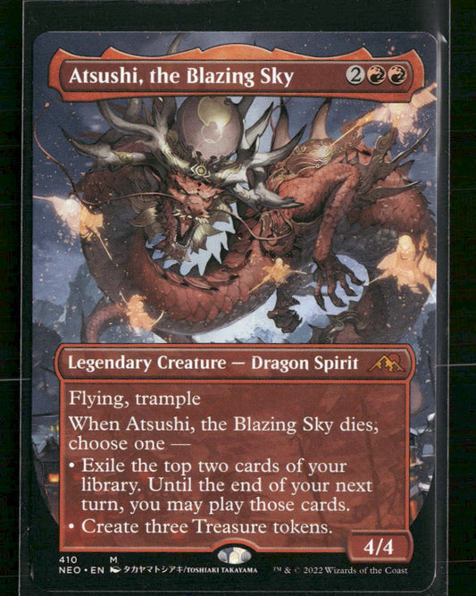 Kamigawa: Neon Dynasty Atsushi, the Blazing Sky (Borderless) #410