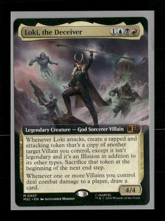 Commander: Marvel Super Heroes Loki, the Deceiver (Extended Art) #407
