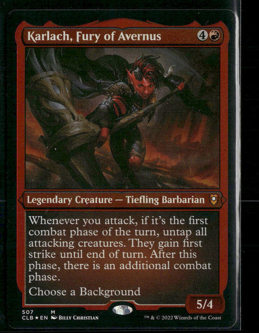 Commander Battle for Baldur's Gate Karlach, Fury of Avernus (Foil Etched) #507