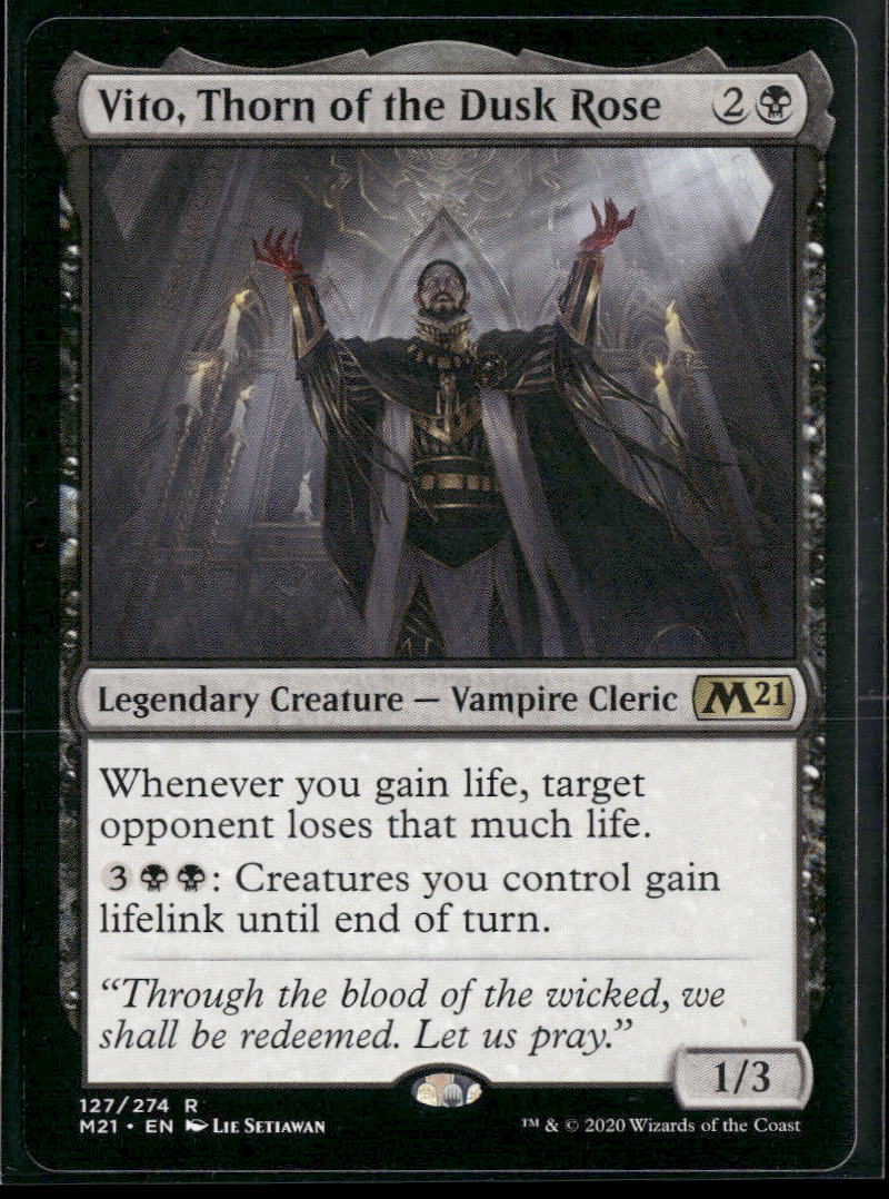 Core Set 2021 Vito, Thorn of the Dusk Rose #127