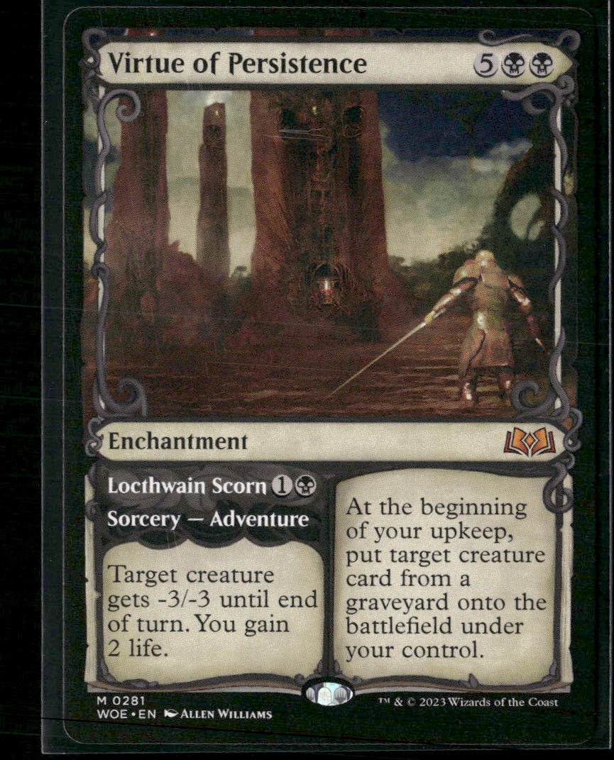 Wilds of Eldraine Virtue of Persistence (Showcase) #281
