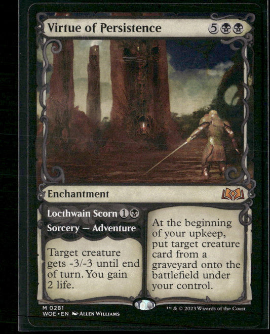 Wilds of Eldraine Virtue of Persistence (Showcase) #281