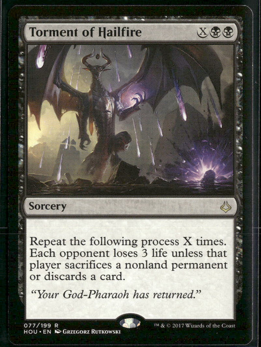 Hour of Devastation Torment of Hailfire #77
