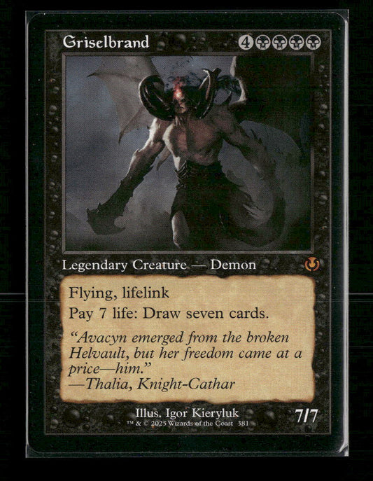 Innistrad Remastered Griselbrand (Retro Frame) #381