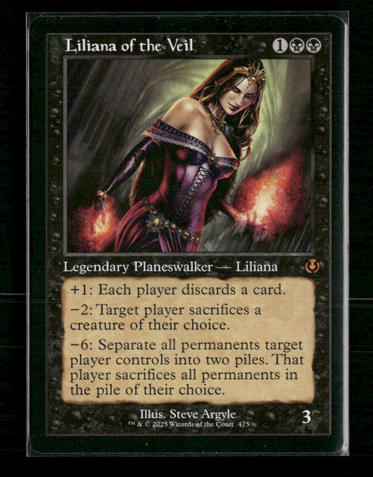 Innistrad Remastered Liliana of the Veil (Retro Frame) #475