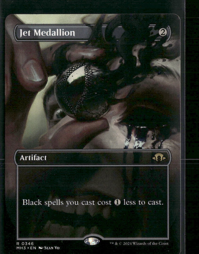 Modern Horizons 3 Jet Medallion (Borderless) #346