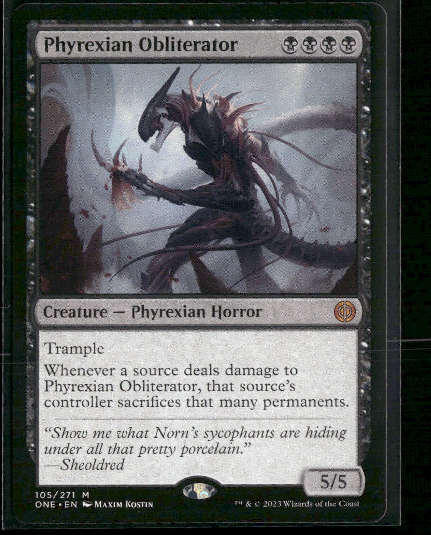 Phyrexia: All Will Be One Phyrexian Obliterator #105
