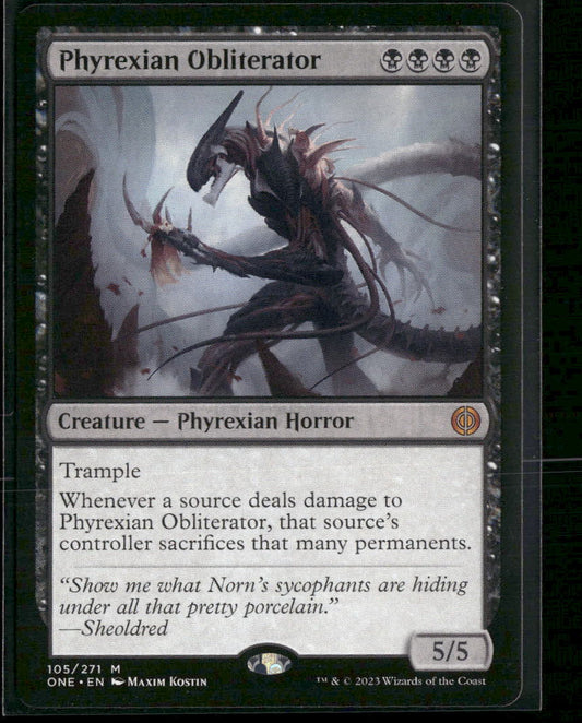 Phyrexia: All Will Be One Phyrexian Obliterator #105