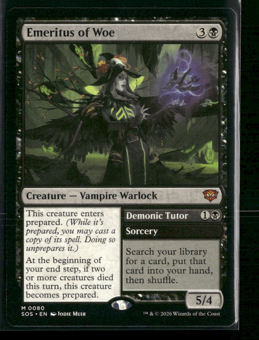 Secrets of Strixhaven Emeritus of Woe #80