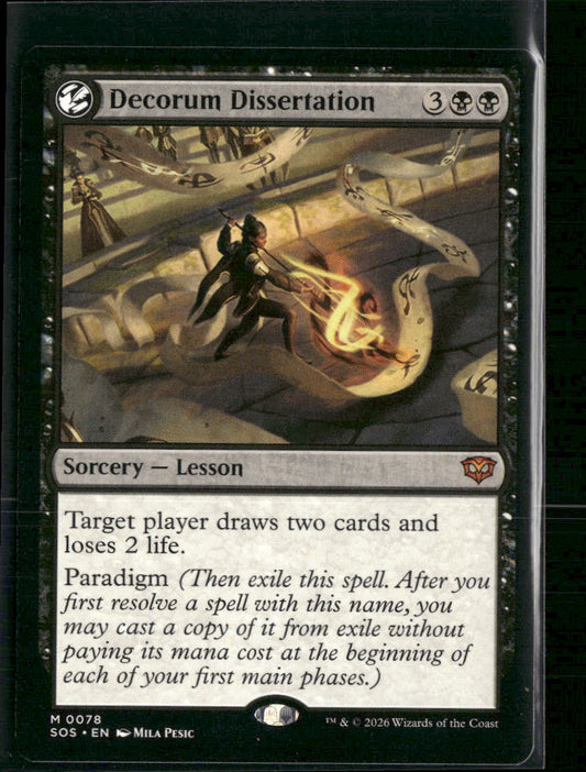 Secrets of Strixhaven Decorum Dissertation #78