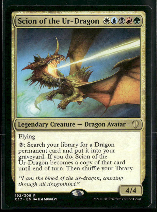 Commander 2017 Scion of the Ur-Dragon #192