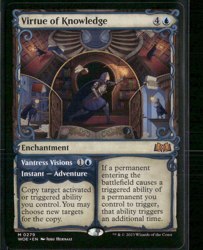 Wilds of Eldraine Virtue of Knowledge (Showcase) #279