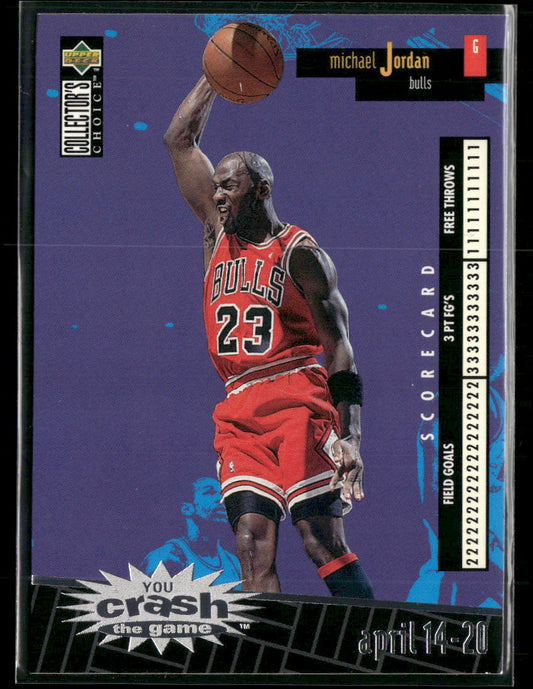 1996-97 Collector's Choice You Crash the Game Scoring Silver Michael Jordan #C30