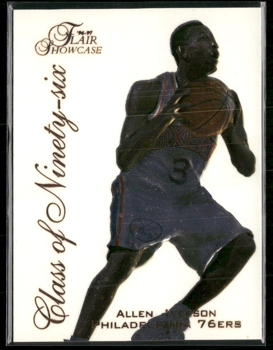 1996-97 Flair Showcase Class of '96 Allen Iverson #10