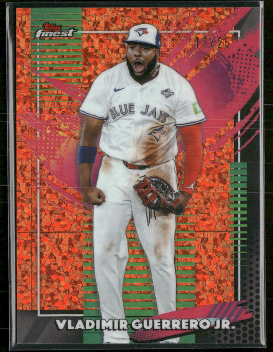 2026 Topps Finest Baseball Orange Mini Diamond Vladimir Guerrero Jr. #300