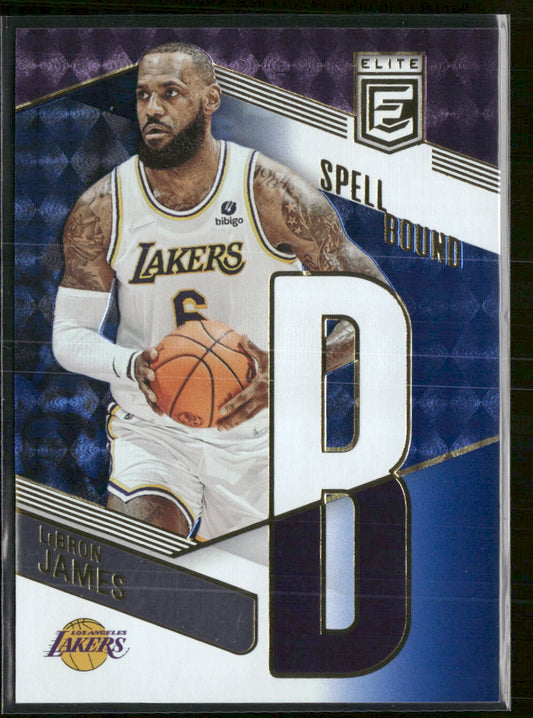 2022-23 Donruss Elite Spellbound Blue LeBron James #/99 #3