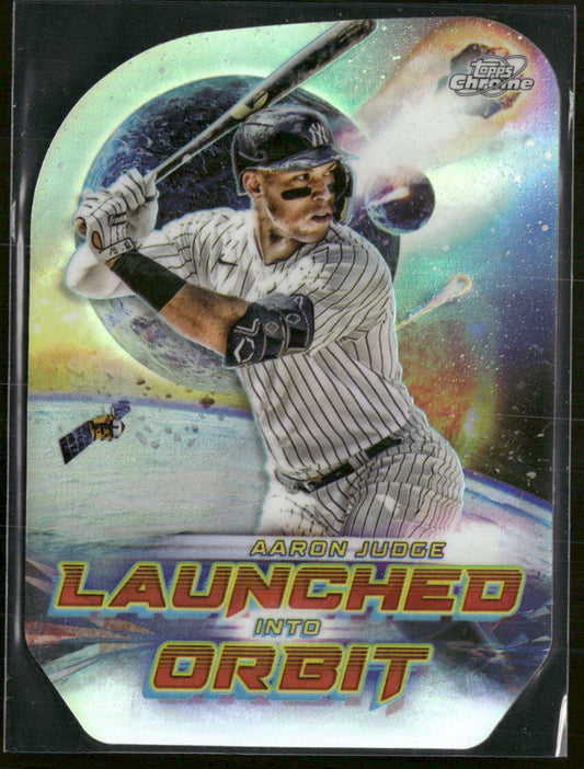 2023 Topps Chrome Cosmic Launched Into Orbit Aaron Judge #LIO-1