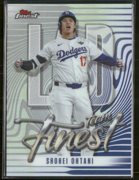 2026 Finest Topps Team Finest Refractors Shohei Ohtani #TF-15