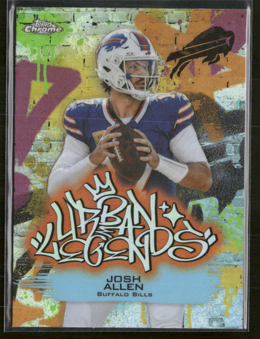 2025 Topps Chrome Urban Legends Josh Allen #UL-2