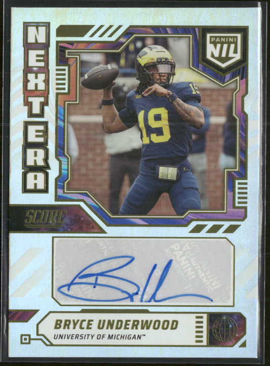 2025 Score Next Era NIL Autographs Bryce Underwood Auto #NEN-BEN