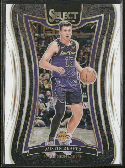 2024-25 Panini Select White Prizm Austin Reaves #/125 #320