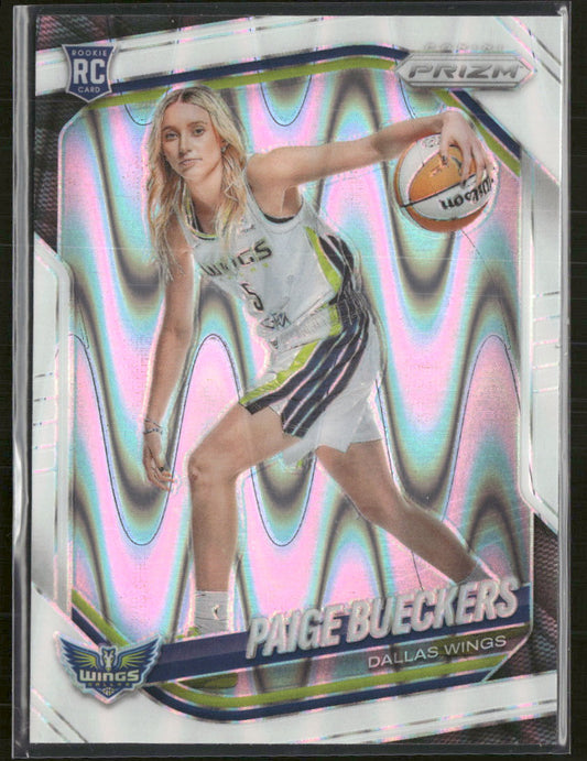 2025 Panini Prizm WNBA White Seismic Prizms Paige Bueckers #147