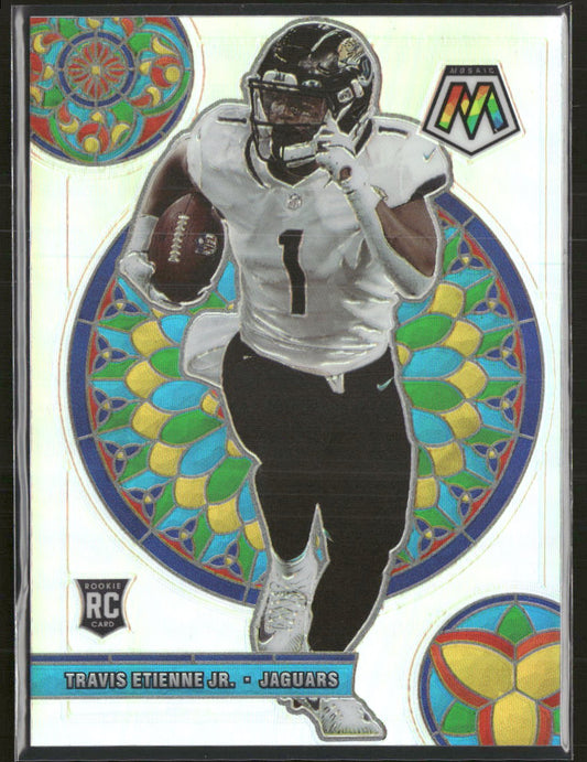 2021 Panini Mosaic Glass Mosaic Travis Etienne Jr. #GM-30