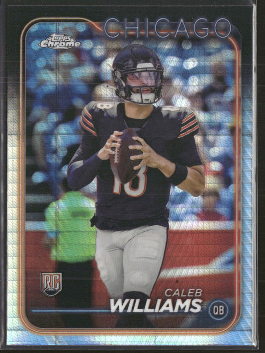 2024 Topps Chrome Prism Refractor Caleb Williams Rookie #202