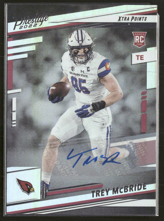 2022 Panini Prestige Xtra Points Signatures Premium Trey McBride RC #327