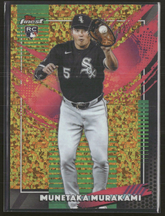 2026 Finest Gold Mini-Diamond Refractors Munetaka Murakami Rookie #/50 #295