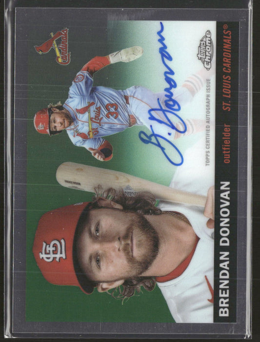 2025 Topps Chrome Platinum Autographs Brendan Donovan Auto #CPA-BD